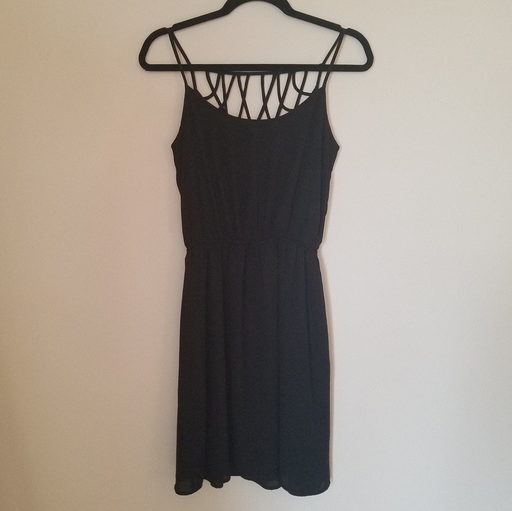 Black Strappy Boutique Dress Maurices
